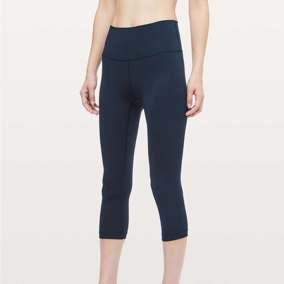 Lululemon Wunder Under Crop (Hi-Rise) *Full-On Luxtreme 21" - Picture 1 of 9